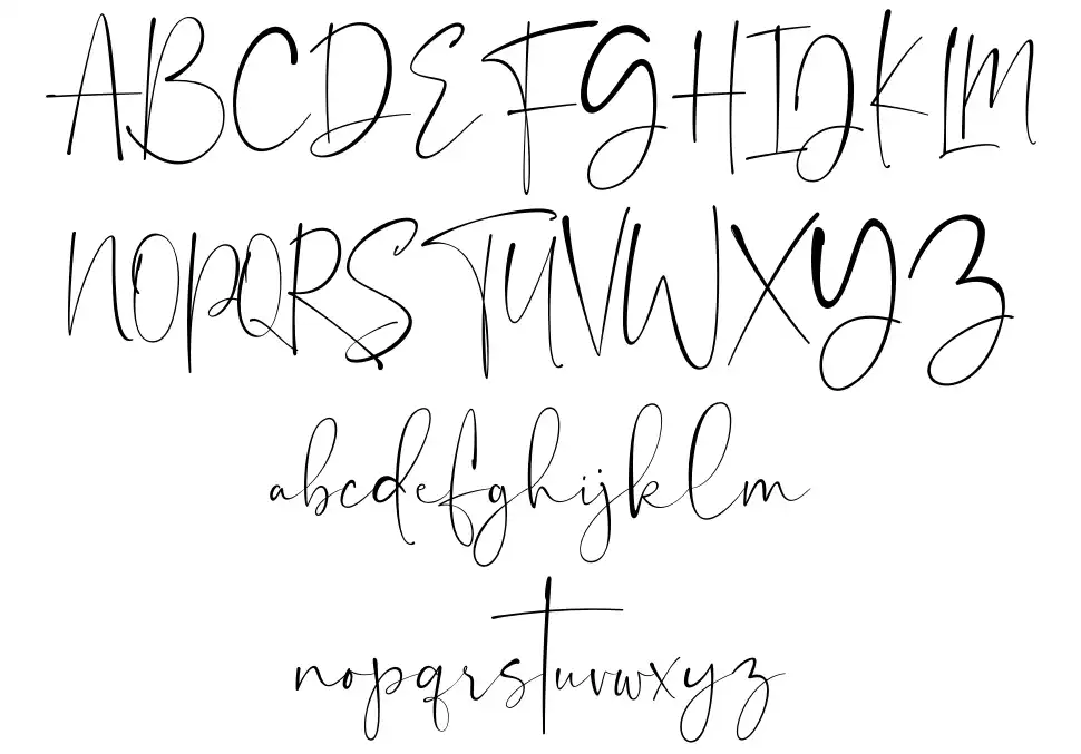 Undercutfont specimens