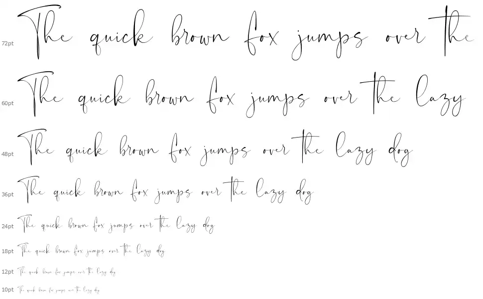 Undercutfont waterfall