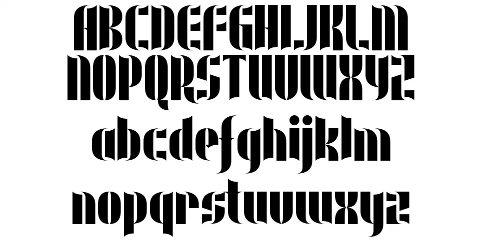 Underwear Protestfont specimens