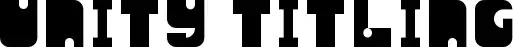 Unity Titling