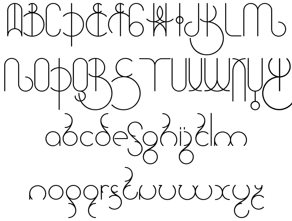 Universumfont specimens