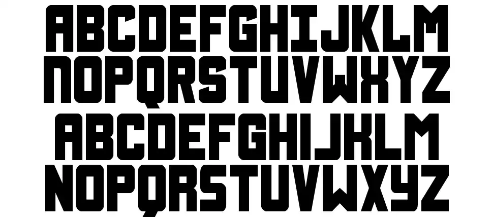 Urban Defenderfont specimens