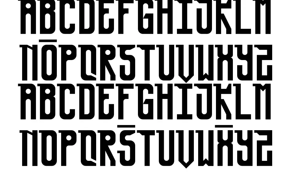 Ursa Minorfont specimens