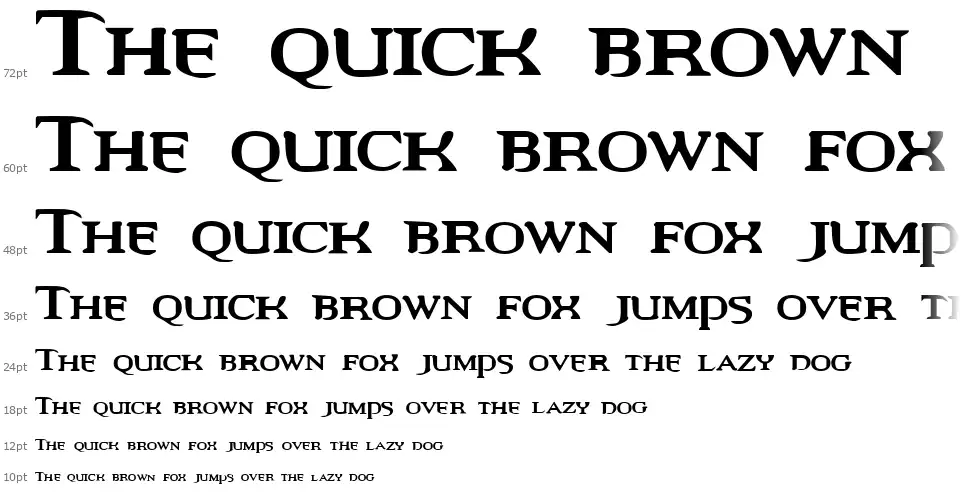 Vampire Revisedfont waterfall