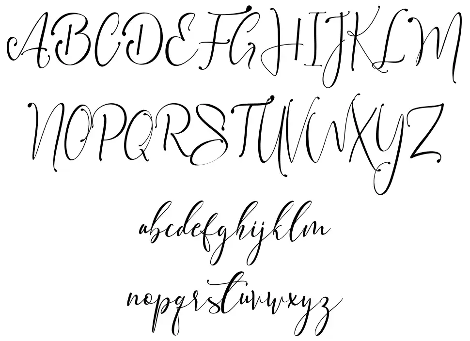 Vanilla Mermaidfont specimens