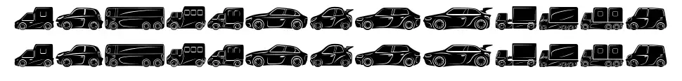 Vehiclesfont specimens