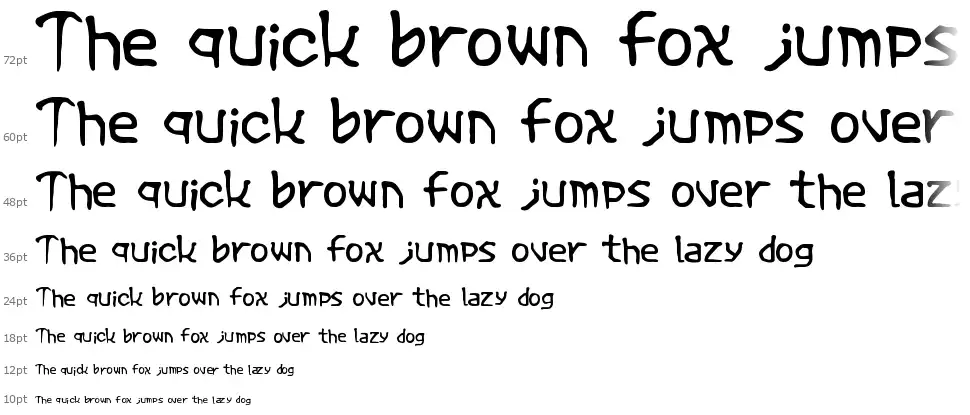 Vermin Magicfont waterfall