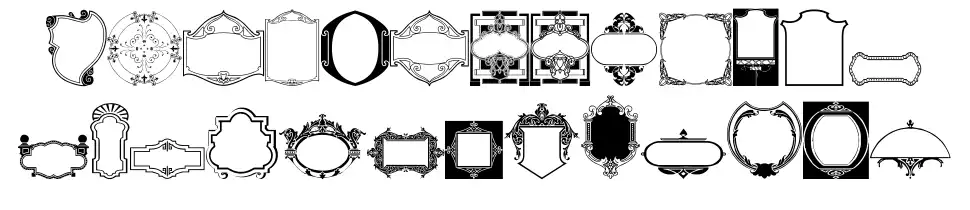 Vintage Panels 03font specimens