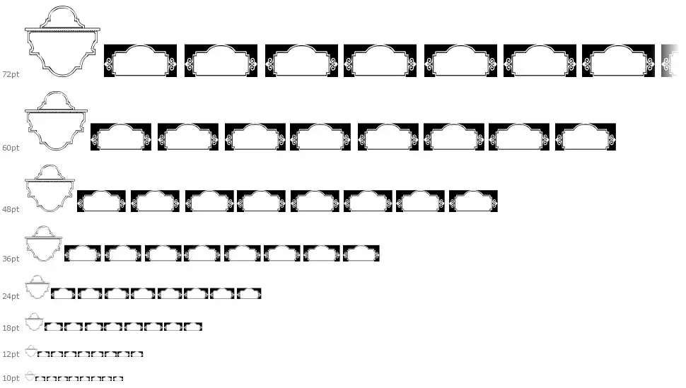 Vintage Panels 04font waterfall