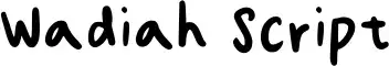 Wadiah Script