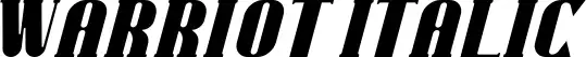 Warriot italic 
