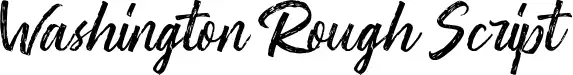 Washington Rough Script