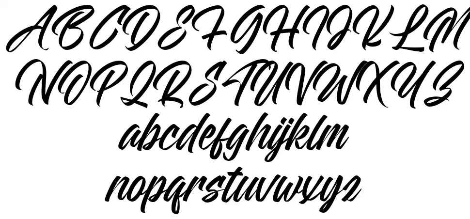 Weloghanfont specimens