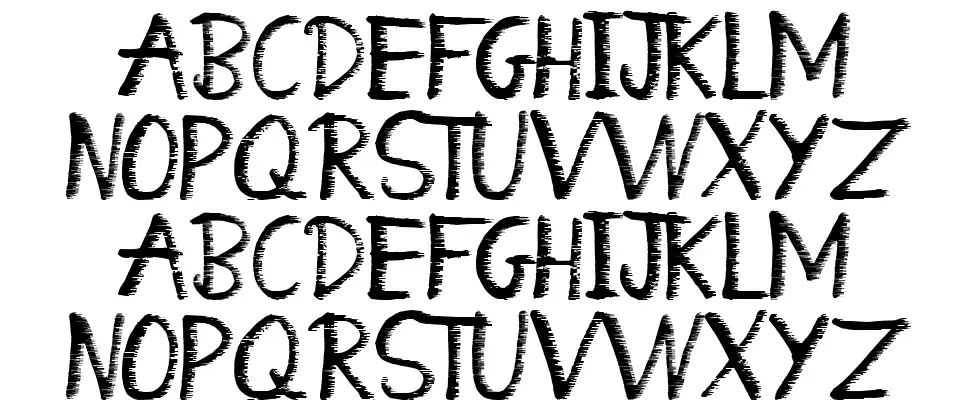 What a Messfont specimens