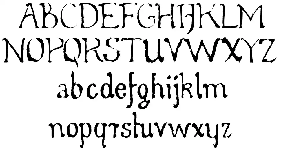Whirly Woodfont specimens