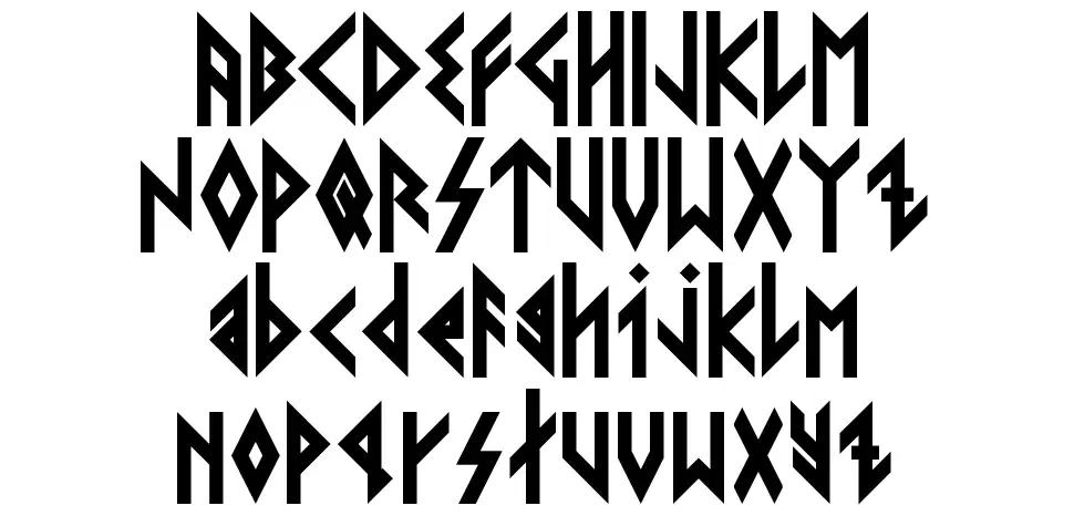 Wikingfont specimens