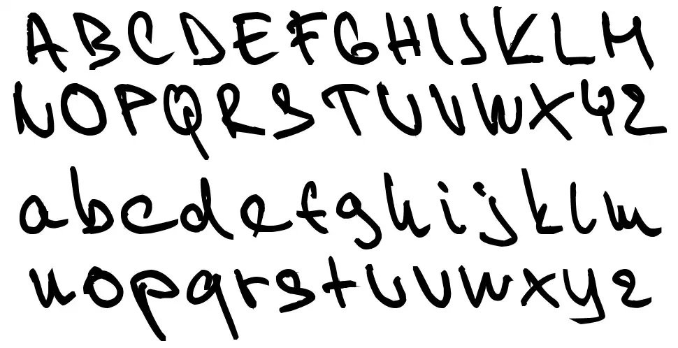 Willy 2font specimens