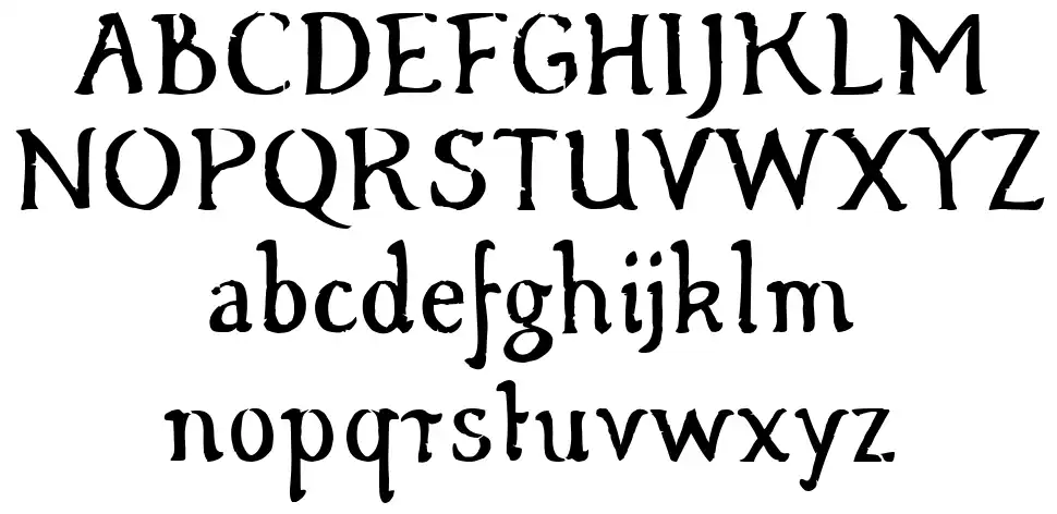 Windy Woodfont specimens