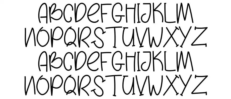 Winter Specialfont specimens