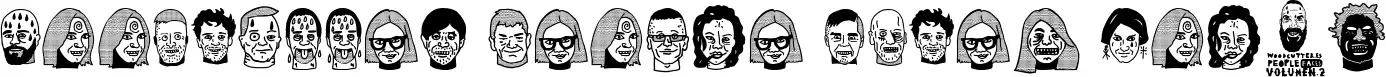 Woodcutter People Faces Vol.2