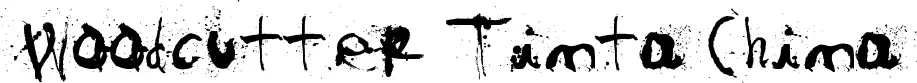 Woodcutter Tinta China