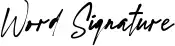 Word Signature