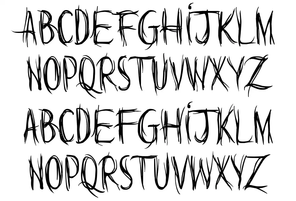 Words are but windfont specimens