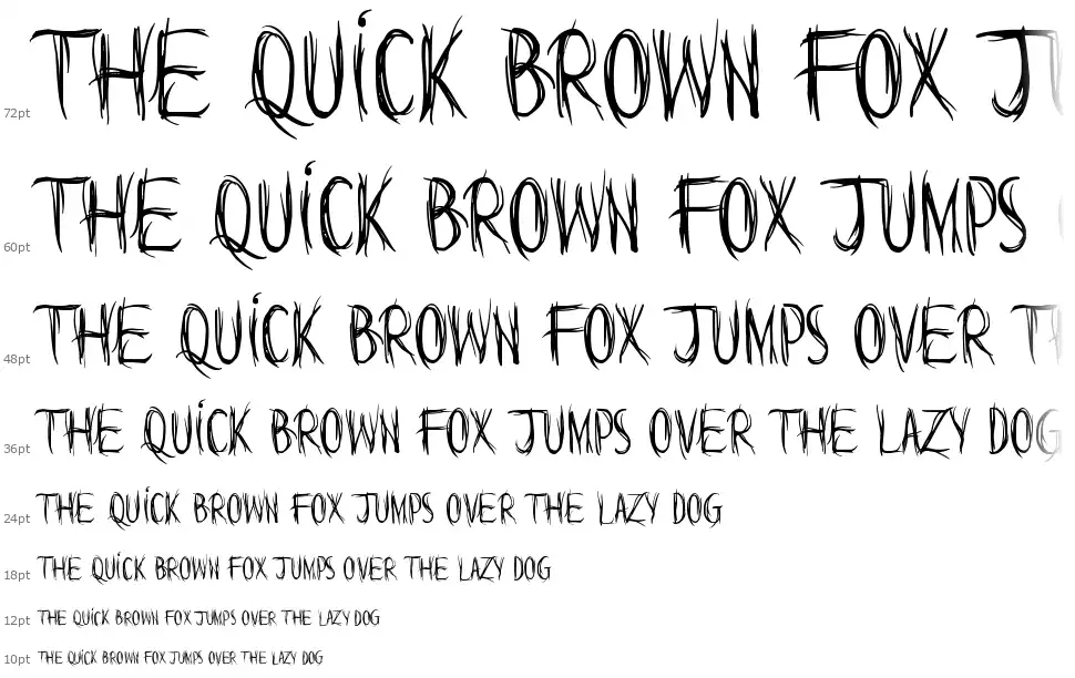 Words are but windfont waterfall