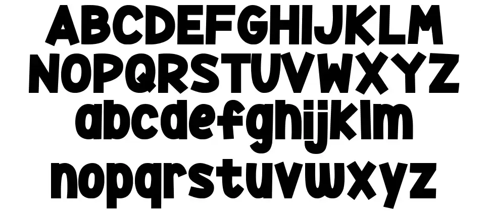 Yokelvisionfont specimens