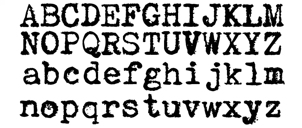 zai Consul Polish Typewriterfont specimens