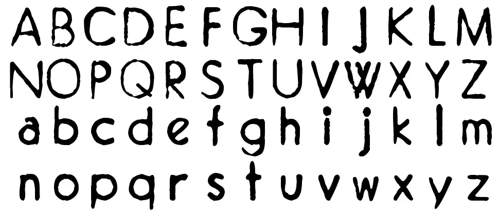 zai Royal Vogue Typewriter 1929font specimens