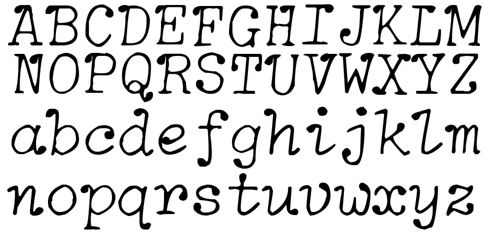 zai Soft Italic Typewriterfont specimens